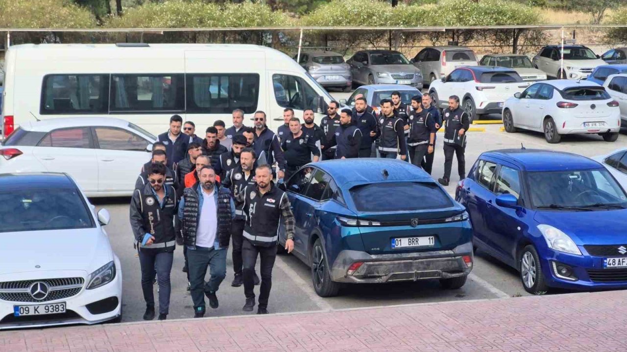 Suç örgütü operasyonunda 10 gözaltı