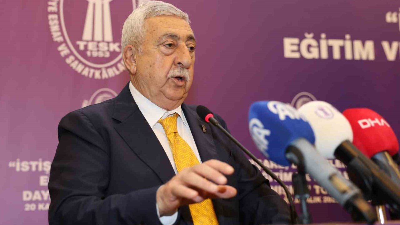 TESK Başkanı Palandöken: &quot;Az kazanandan az, çok kazanandan çok vergi alınmalı&quot;