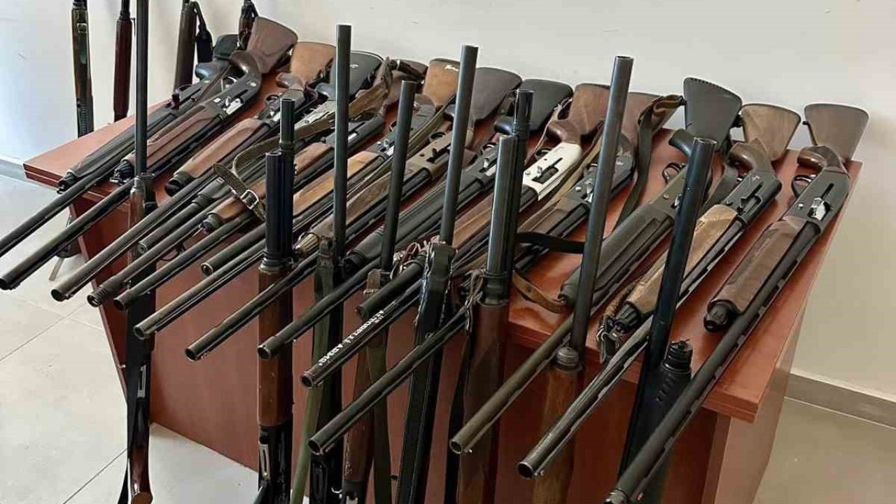 25 av tüfeği ihale usulüyle satıldı