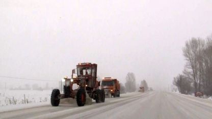 Erzincan’ın yüksek kesimlerinde kar yağışı etkili oldu