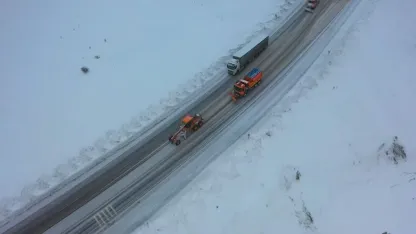 Bayburt ve Erzincan’ın yüksek kesimlerinde kar yağışı etkili oldu