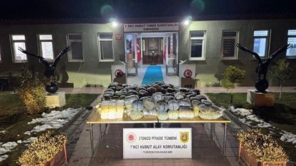 Mehmetçik hudutta uyuşturucuya geçit vermedi: Yaklaşık 259 kilogram uyuşturucu madde ele geçirildi