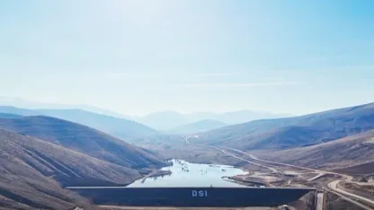 Bayburt’taki Yelpınar Göleti’nde su tutulmaya başlandı