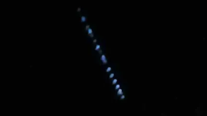 Elon Musk’ın ‘Starlink uydu zinciri’ Erzincan semalarında görüldü