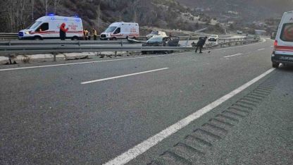 Gümüşhane’de trafik kazası: 1’i ağır 4 yaralı