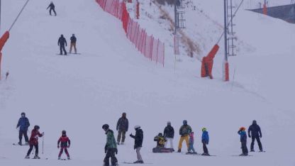 Palandöken’de kar, kış ve kayak keyfi