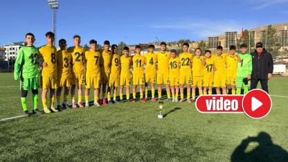 Bayburt Özel İdare Spor U16 namağlup şampiyon