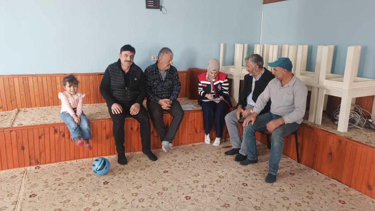 Çatalçeşme ve Çiftetaş’ta tarımsal bilgilendirme