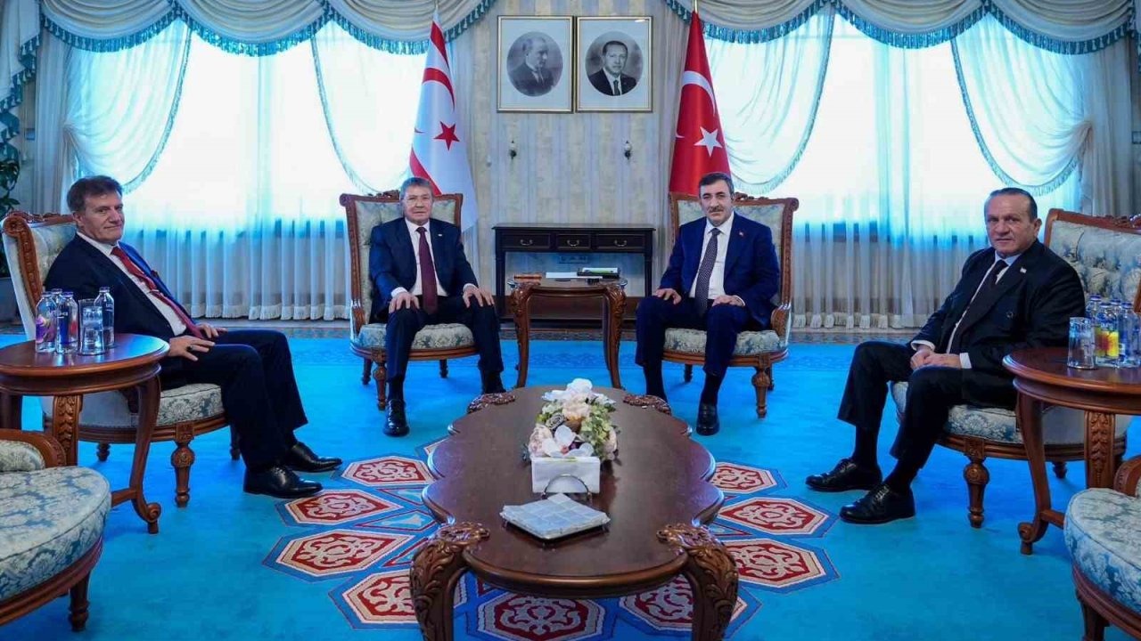 Cumhurbaşkanı Yardımcısı Cevdet Yılmaz: &quot;Anavatan ve garantör ülke olarak KKTC’nin meşru haklarını desteklemeye devam edeceğiz&quot;