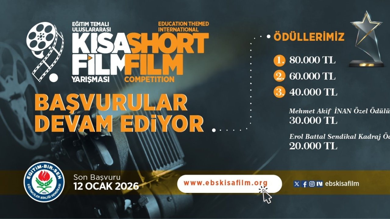 "Eğitim" temalı 9. Uluslararası Kısa Film Yarışması’na başvurular 12 Ocak’ta sona eriyor
