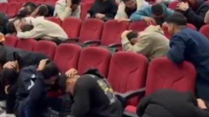 Bayburt Erkek Yurdu’nda deprem tatbikatı