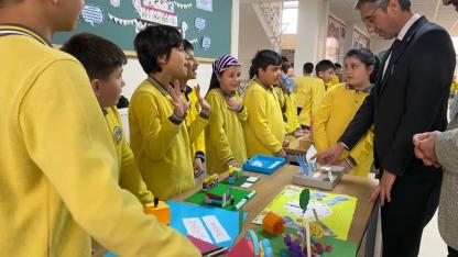 Şehitler Ortaokulu'ndan 'Atasözleri ve Deyimler' sergisi