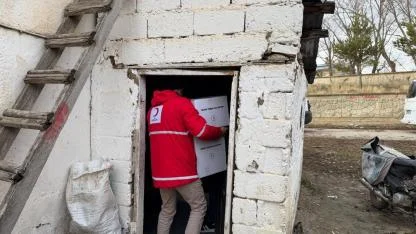 Yardım kolileri ihtiyaç sahiplerine ulaştı