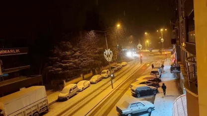 Afyonkarahisar’ın yüksek kesimlerinde kar etkisini gösterdi