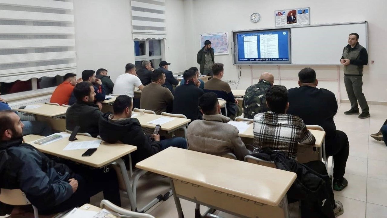 Avcılık eğitimleri tamamlandı