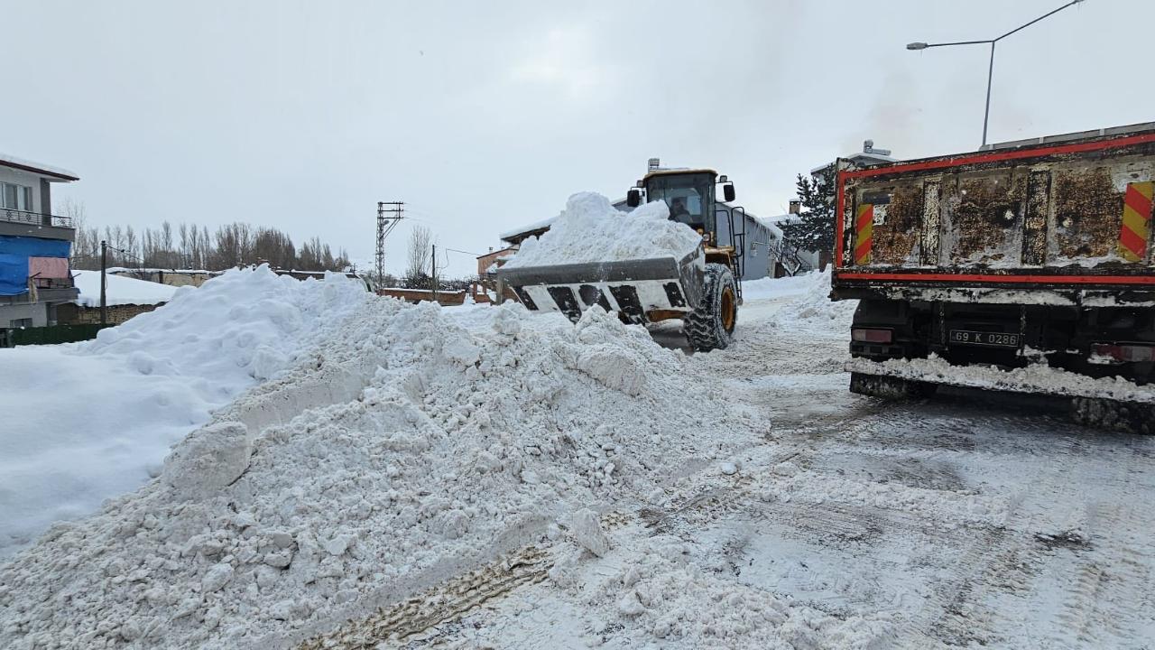 Aydıntepe’de kar mesaisi
