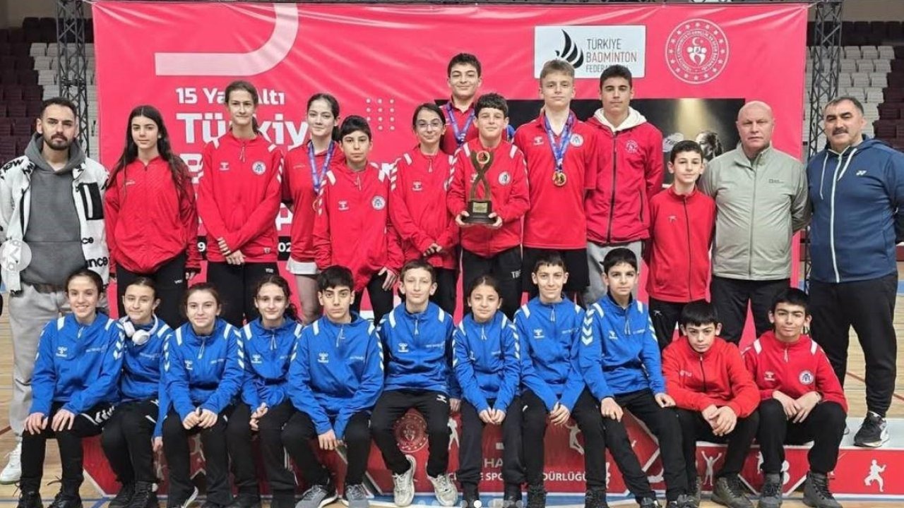 Badminton’da Erzincan rüzgârı: 3 şampiyonluk, 1 ikincilik