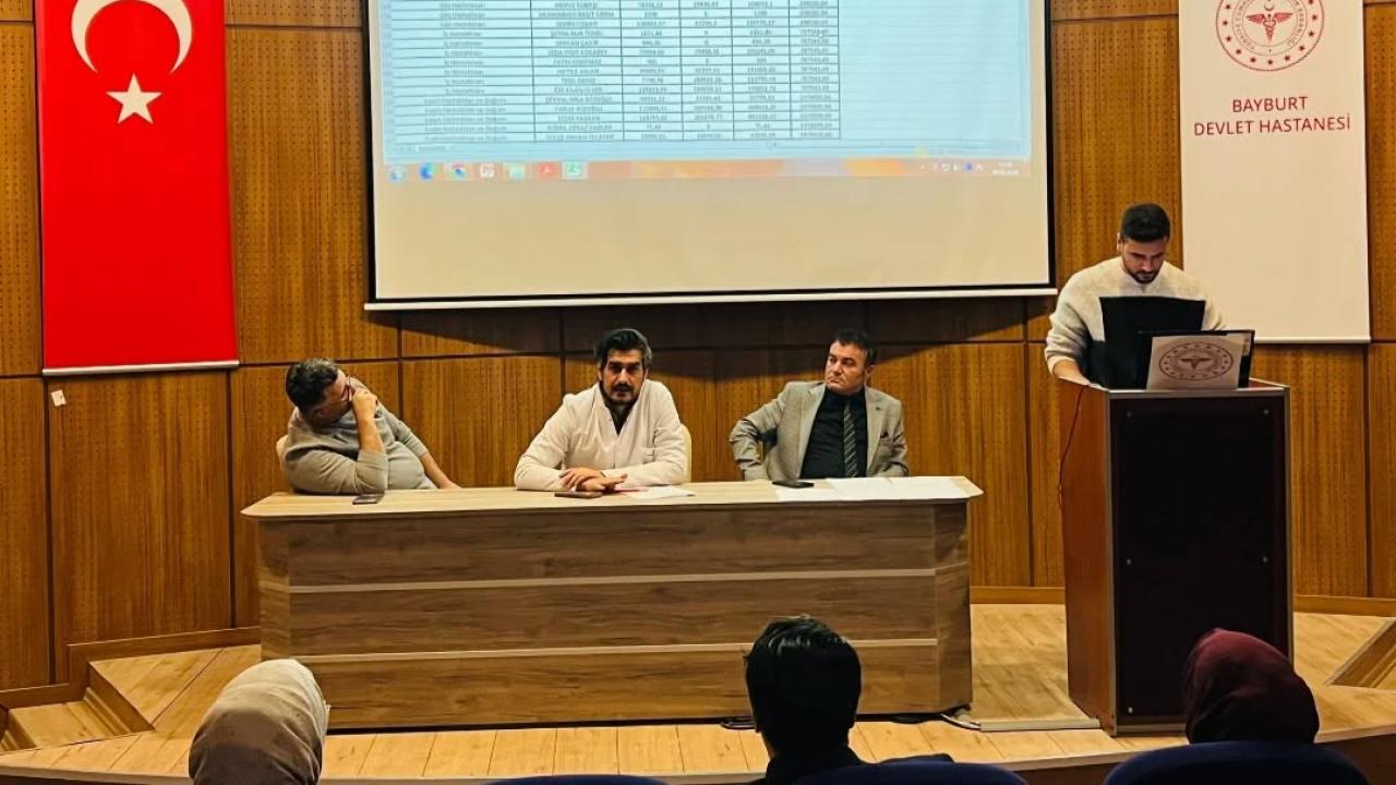 Bayburt Devlet Hastanesi’nde 2025 yılı masaya yatırıldı