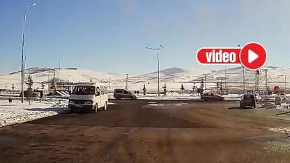 Kaza anı kameralara yansıdı!