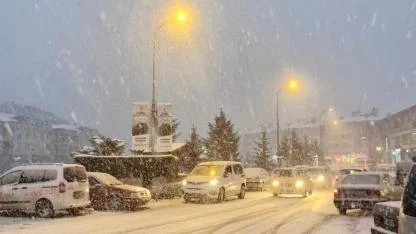 Kar yağışı etkili başladı!