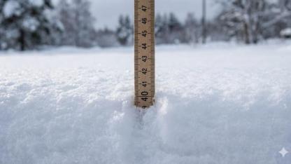 Şehir merkezinde kar kalınlığı 40 santimetreye ulaştı