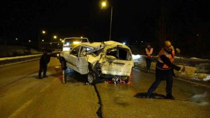 Erzurum’da trafik kazası: 2 yaralı