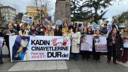 Trabzon’da Pınar Kaynak için yürüyüş