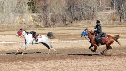 108’inci yıla özel cirit gösterisi düzenlendi