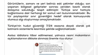 DMM: "İran sınırından Türkiye’ye kaçak giriş yapıldığı iddiasıyla paylaşılan görüntüler dezenformasyon içermektedir"