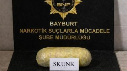 Bayburt’ta 219 gram uyuşturucu yakalandı!