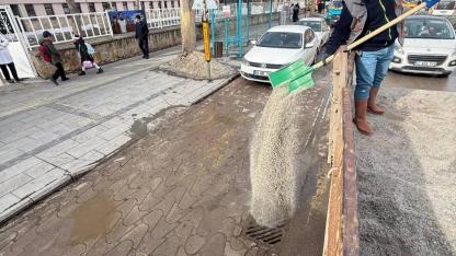 Donmalara karşı mazgallar tuzlanıyor