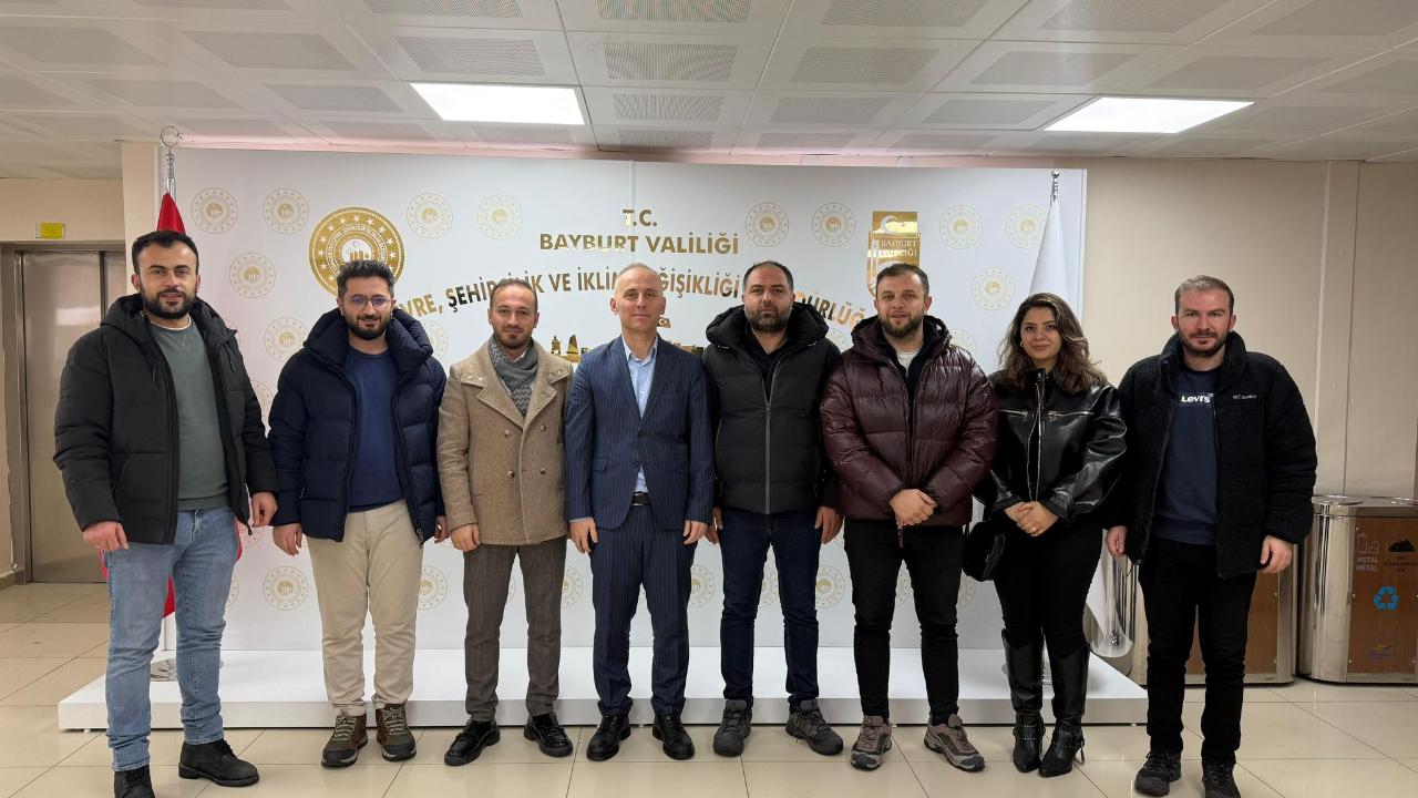 İnşaat mühendislerinden İl Müdürü Sevim’e ziyaret