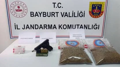 Köy evinde silah ve uyuşturucu çıktı!