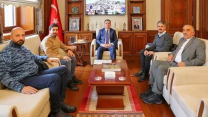 Vali Eldivan, TEKNOFEST Genel Sekreteri Saymaz’ı ağırladı