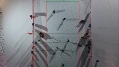 Ergan Dağı’nda kurumlar arası kar voleybolu heyecanı