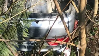 Trabzon’da trafik kazası: 2 yaralı