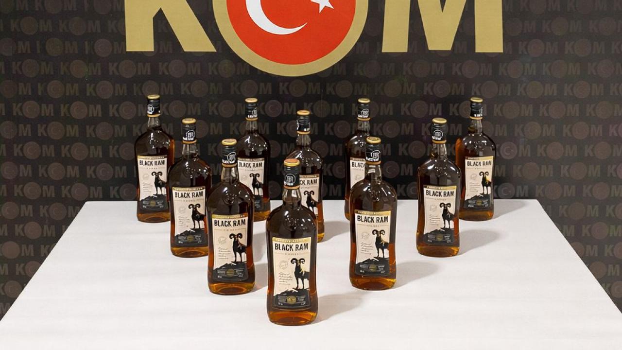 Bayburt’ta sahte alkol operasyonu!