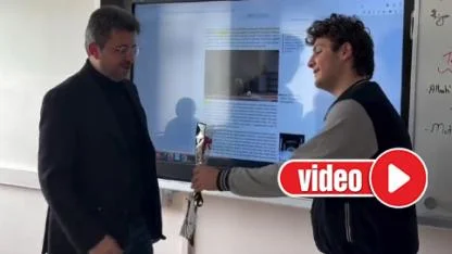 Fen Lisesi’nde duygulandıran kareler: Başarıya giden yolda vefa durağı