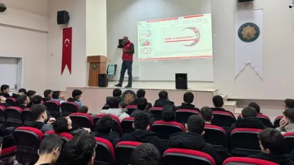 Öğrencilere afet ve korunma bilinci anlatıldı