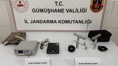 Kaçak kazıya suçüstü: 2 şüpheli yakalandı