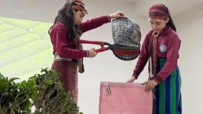 Aydıntepe’de öğrencilerden çay festivali