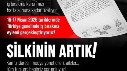 Türk Eğitim-Sen Başkanı Geylan: "Türk Eğitim-Sen olarak aldığımız iş bırakma kararını hafta sonuna kadar uzatıyoruz"