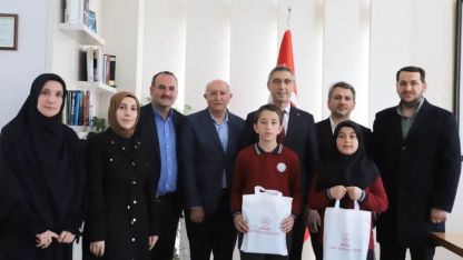 Bölge birincisi öğrenciler ödüllendirildi