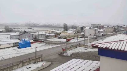 Köyler yeniden beyaza büründü!