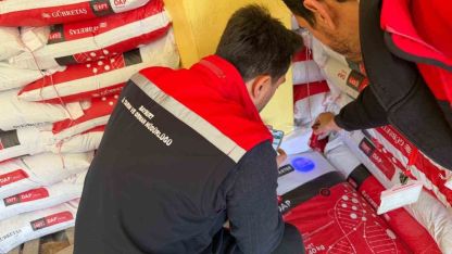 Gübre bayileri denetlendi