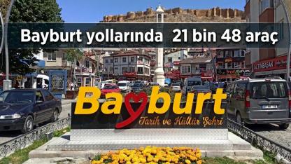 Bayburt’ta araç sayısı 21 bini aştı