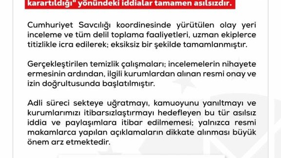 Dezenformasyonla Mücadele Merkezi’nden lisedeki saldırıda ‘delillerin karartıldığı’ iddiasına yalanlama