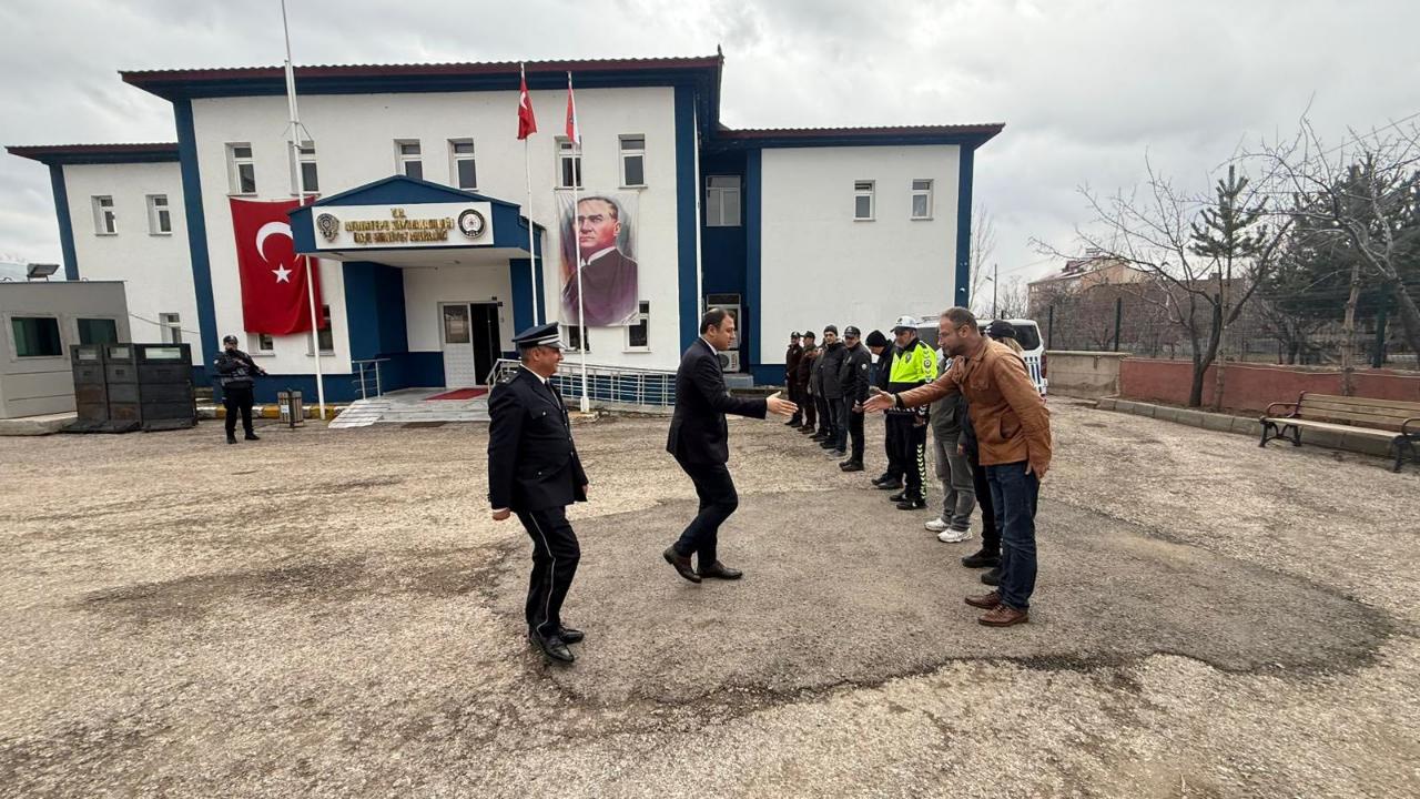 Kaymakam Ertuğrul Bayram’dan emniyet teşkilatına ziyaret