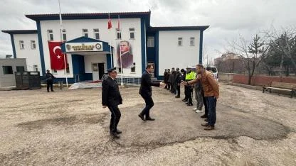 Kaymakam Ertuğrul Bayram’dan emniyet teşkilatına ziyaret