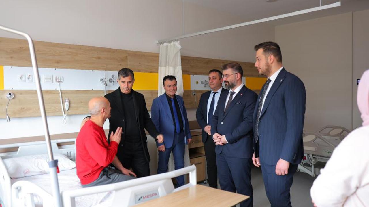 Milletvekili Ateş’ten hastalara moral ziyareti